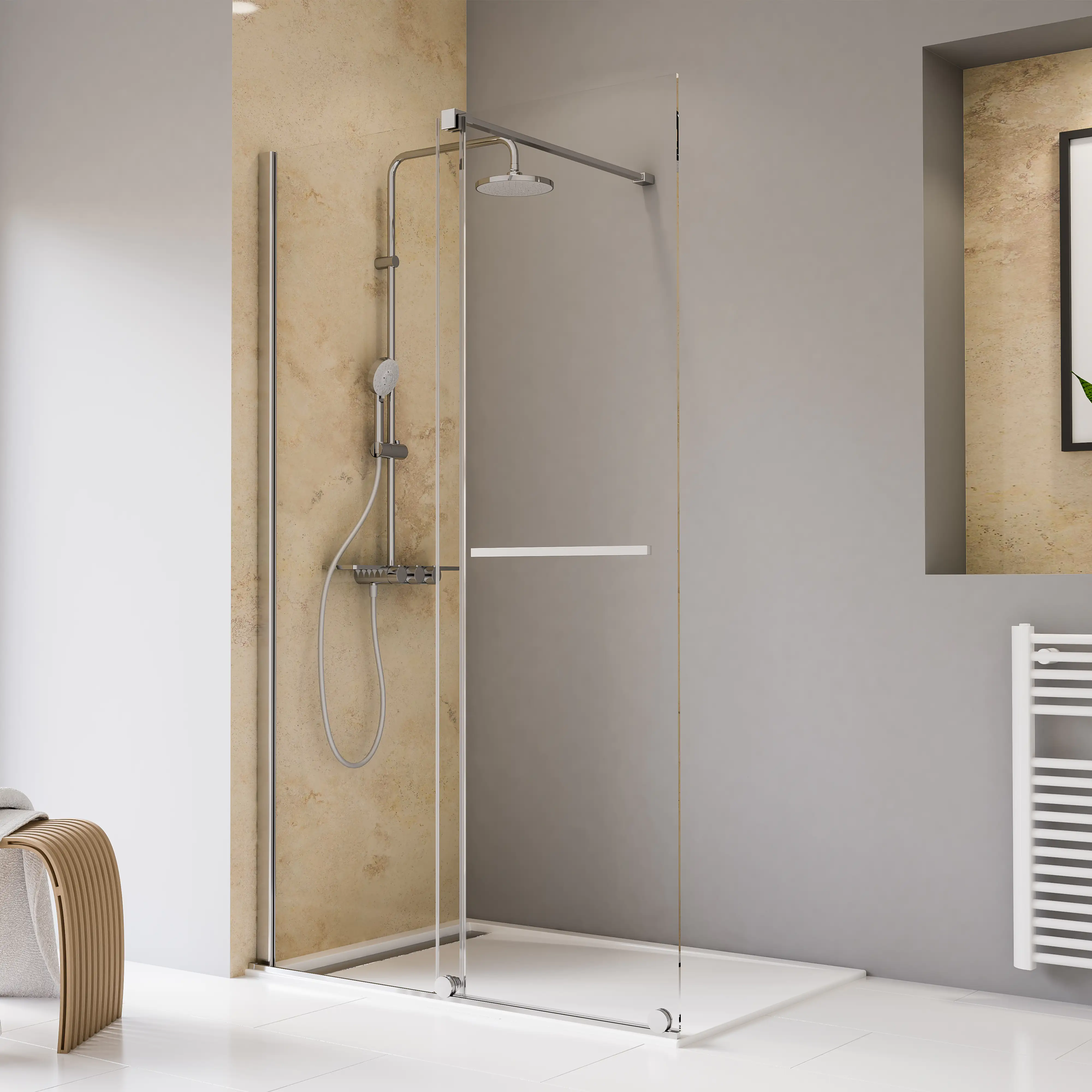 Schulte Walk In Schiebetür 120 x 200 cm Toura