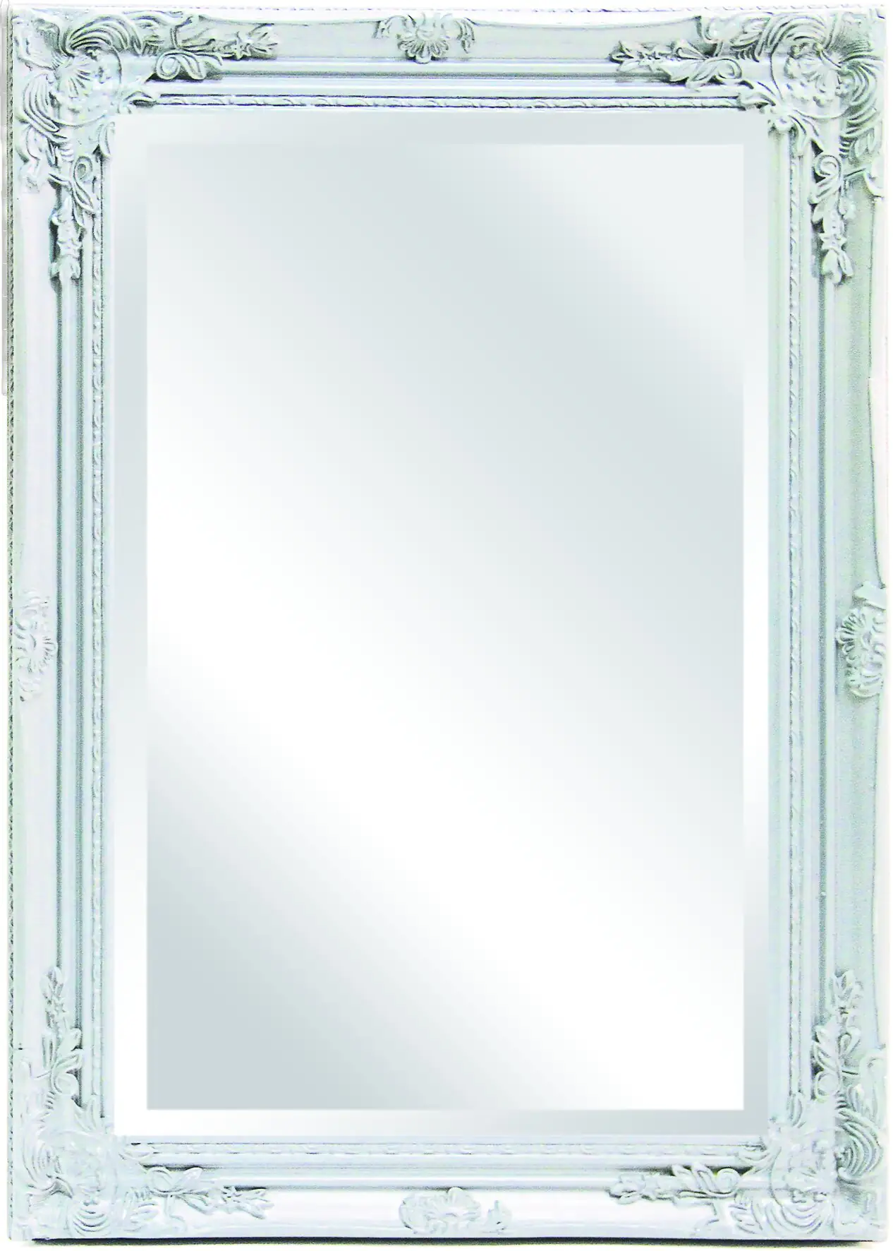 Spiegel Bilbao weiß, 40 x 60 cm