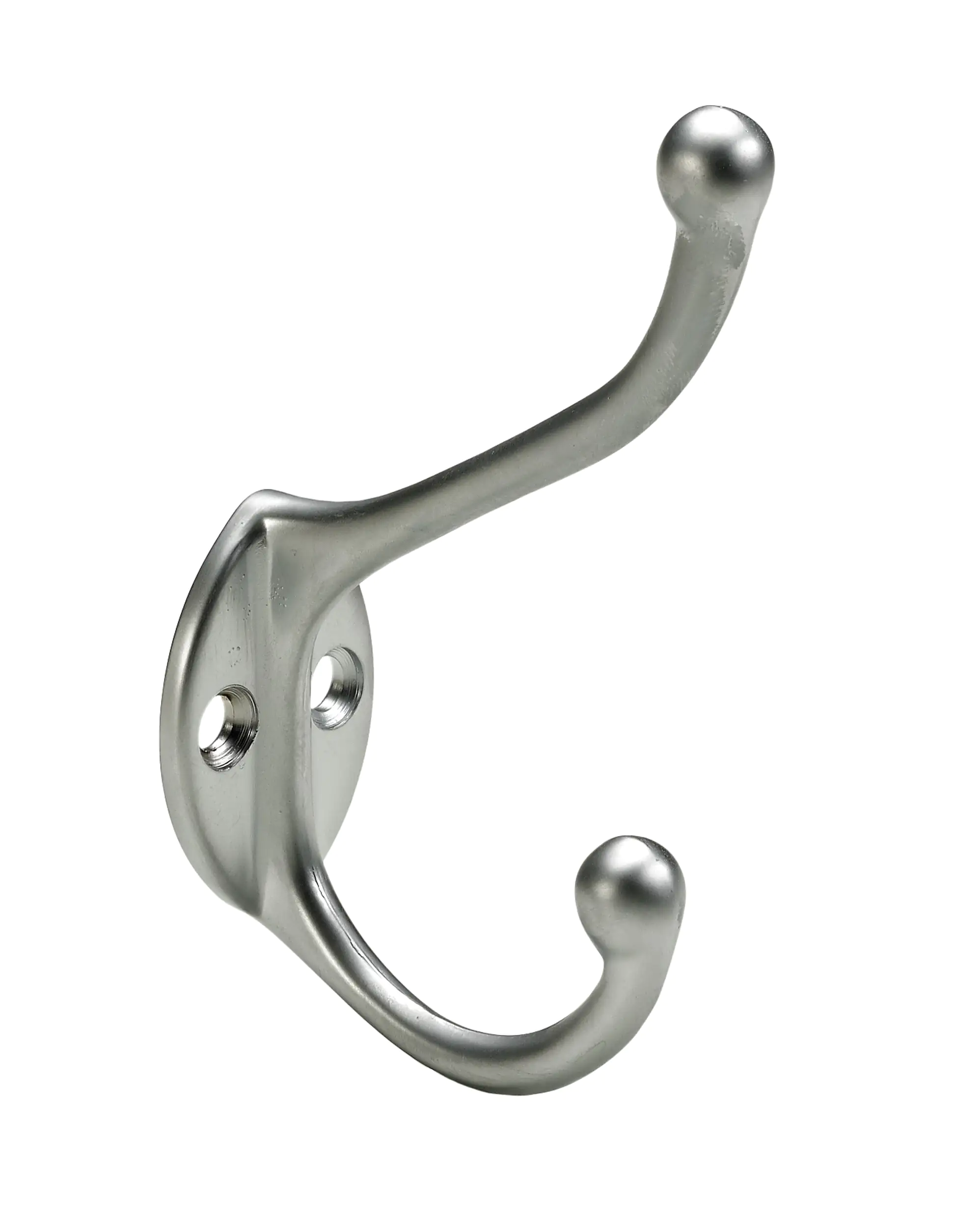 Hettich Hut- und Mantelhaken 9 x 2,5 x 5,8 cm  Aluminium-Optik - 1 Stück Hettich Hut- und Mantelhaken 9 x 2,5 x 5,8 cm  Aluminium-Optik - 1 Stück