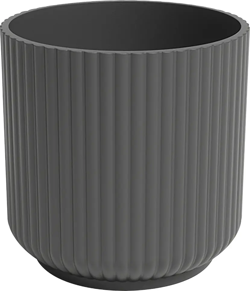 Artevasi Übertopf Luna Keramik anthrazit matt Ø 14 x 13 cm 