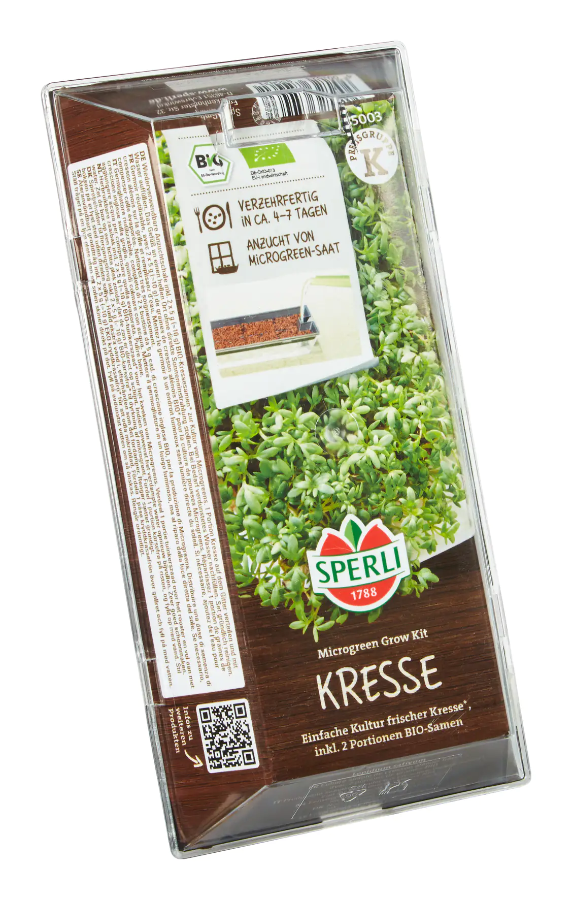 Sperli Bio Microgreen Grow Kit Anzuchtset Kresse kaufen Globus Baumarkt