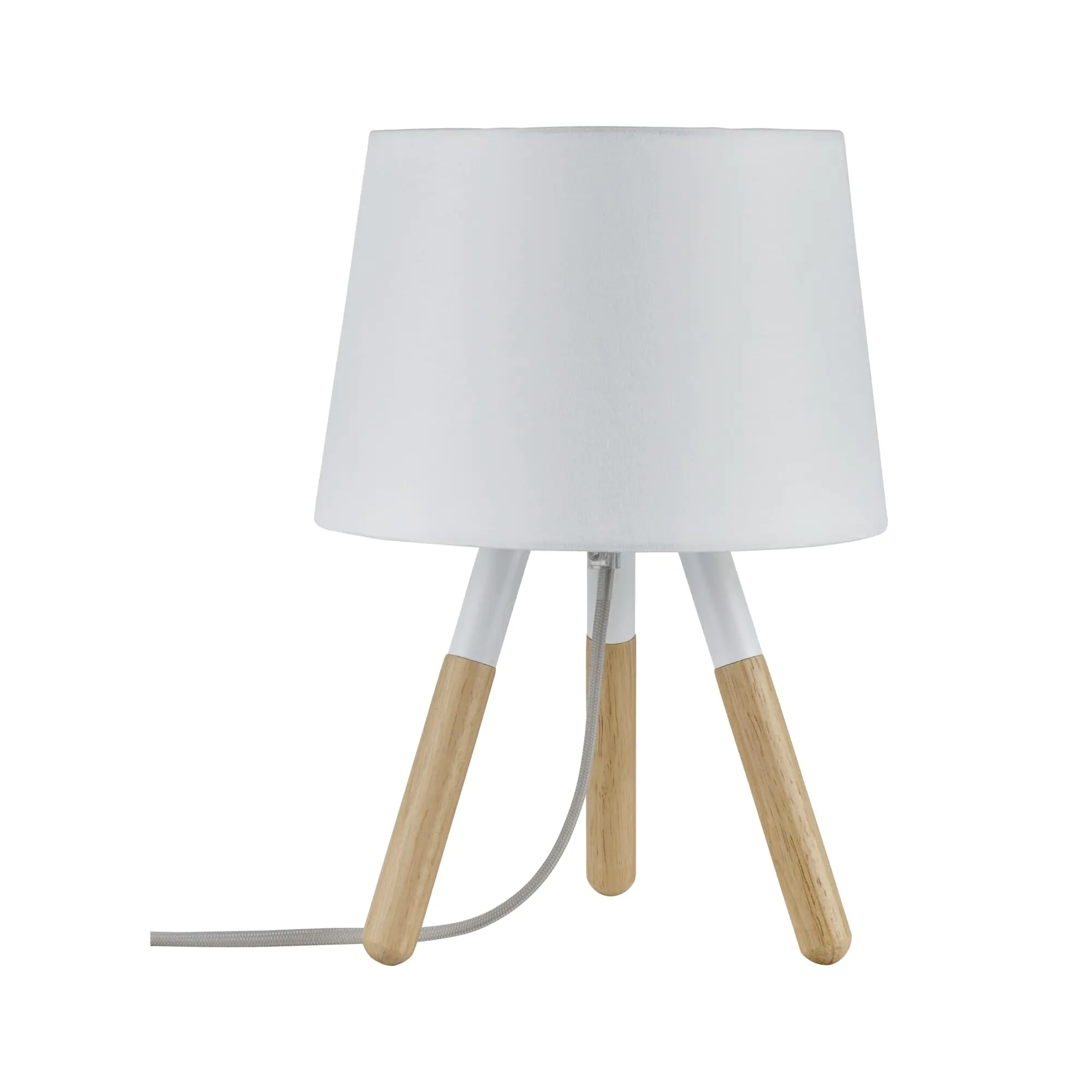 Paulmann Tischleuchte Neordic Berit E27, weiß, dimmbar