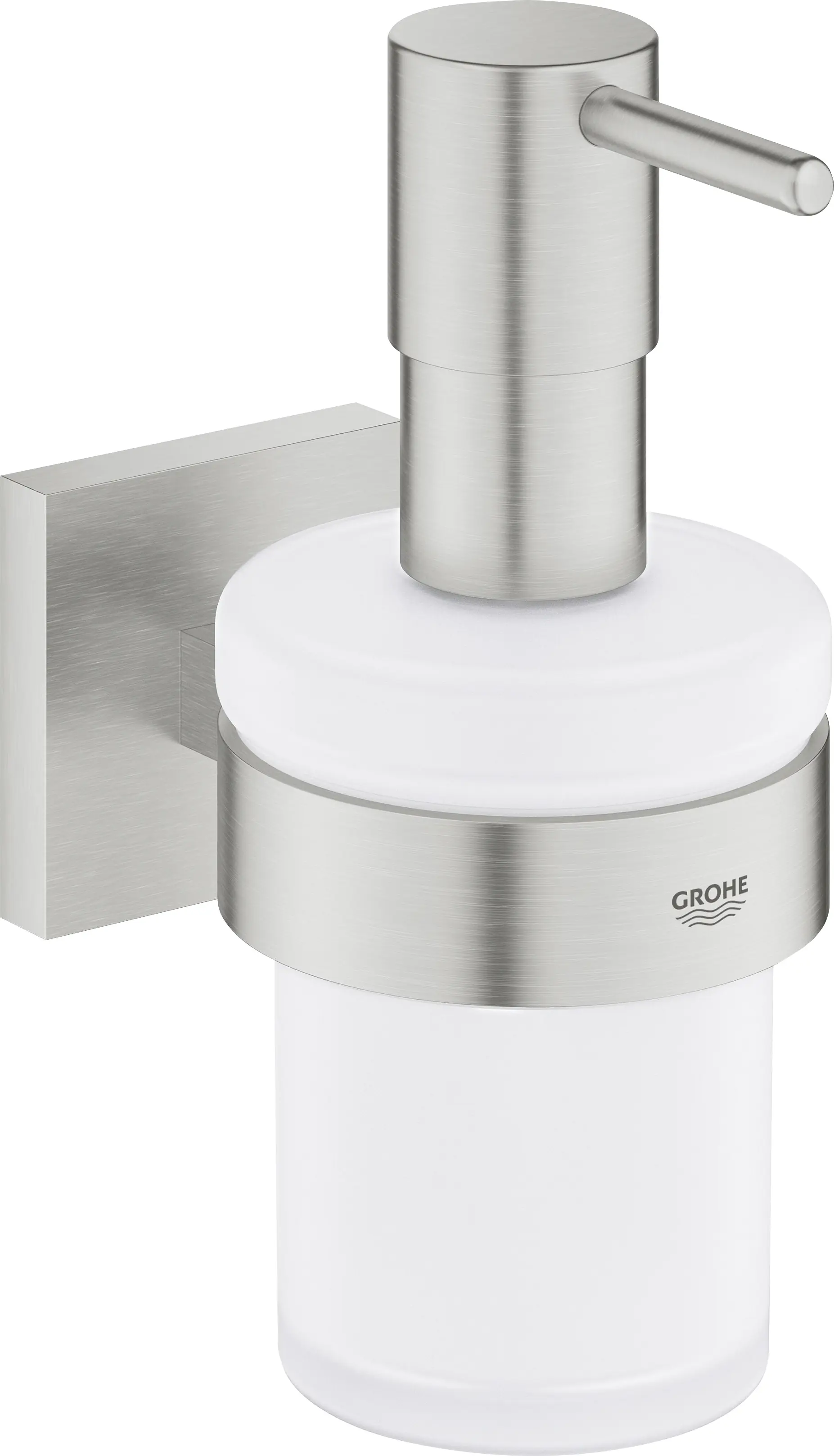 Grohe Start Cube Seifenspender mit Halter supersteel