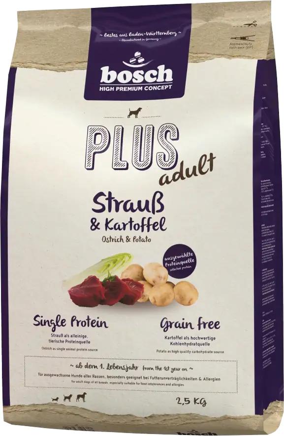 4015598009027 Bosch PLUS Strauß & Kartoffel 2,5 kg