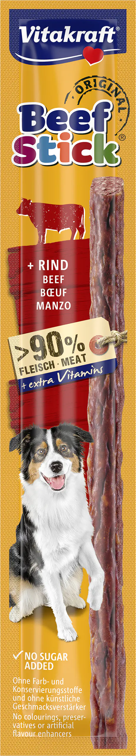 Vitakraft Beef Stick® Rind 1 Stück / 12 g Vitakraft Beef Stick® Rind 1 Stück / 12 g
