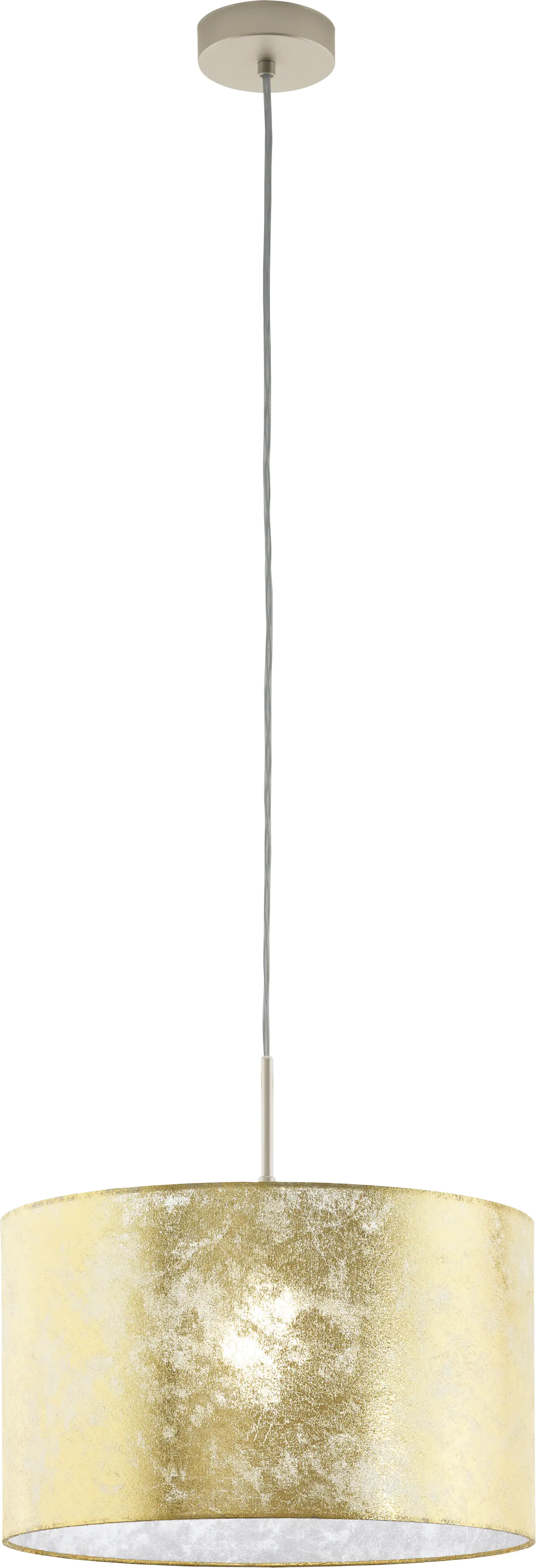 Eglo Pendelleuchte Viserbella champagner-gold Ø 38 cm E27, max. 60 W