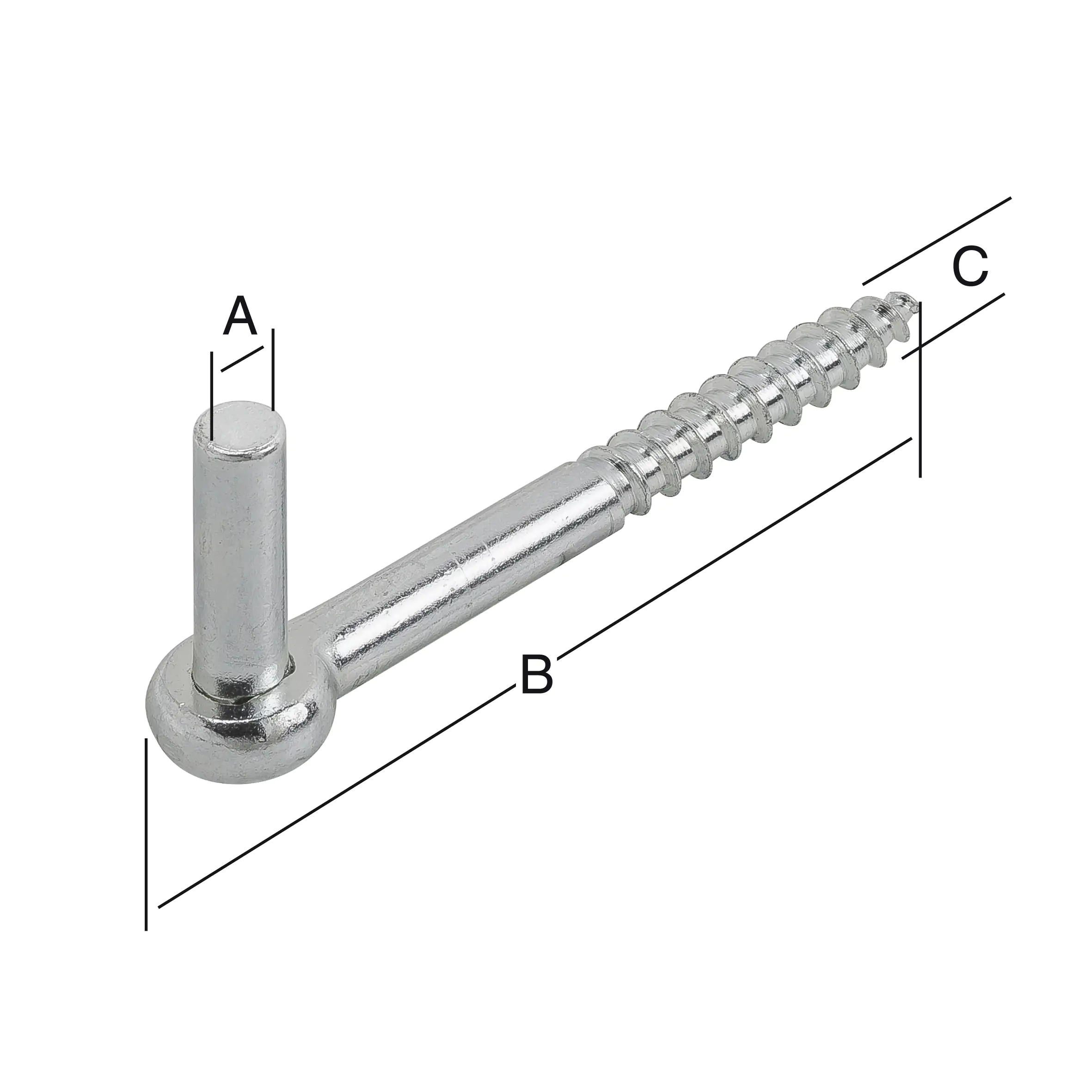 Vormann Kloben verzinkt 10 x 110 x 12 mm