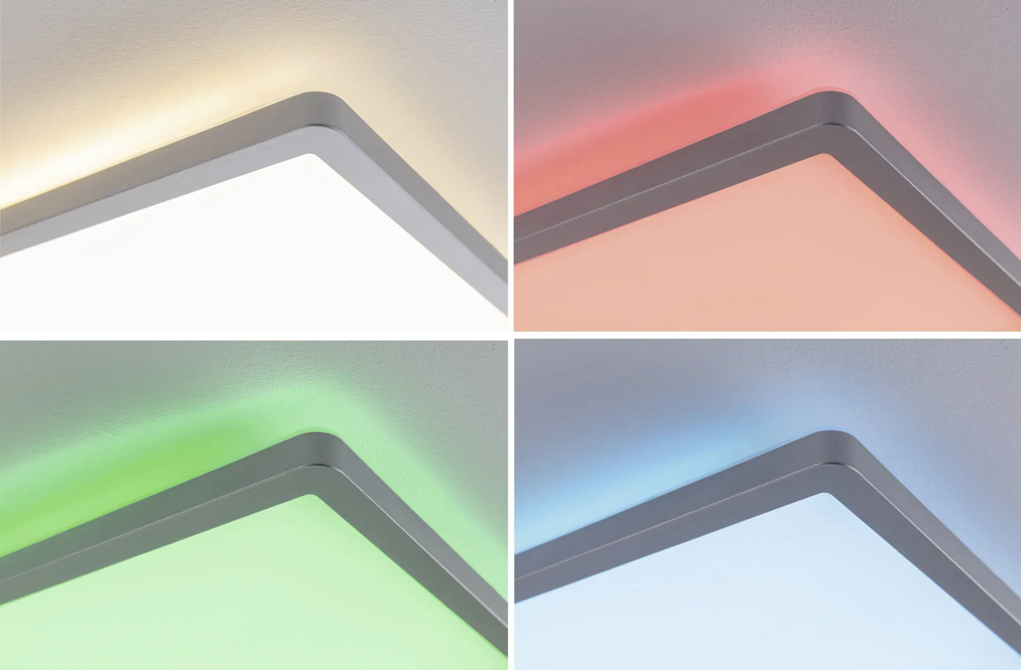 Paulmann LED Panel Atria Shine chrom-matt 58 x 20 cm RGBW