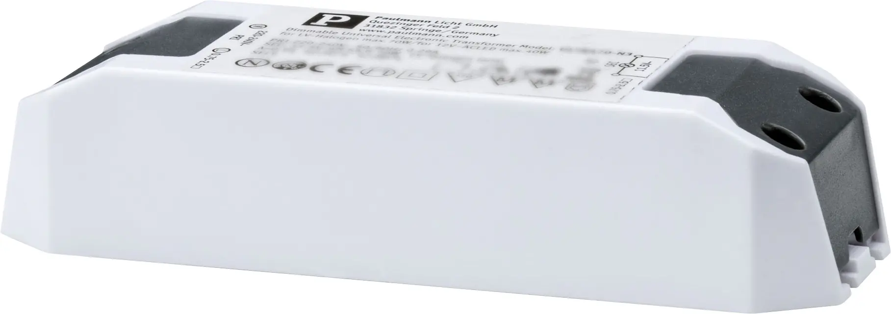 Paulmann Transformator elektronisch Halo+LED 0-65 W 230/12 V 65 VA weiß