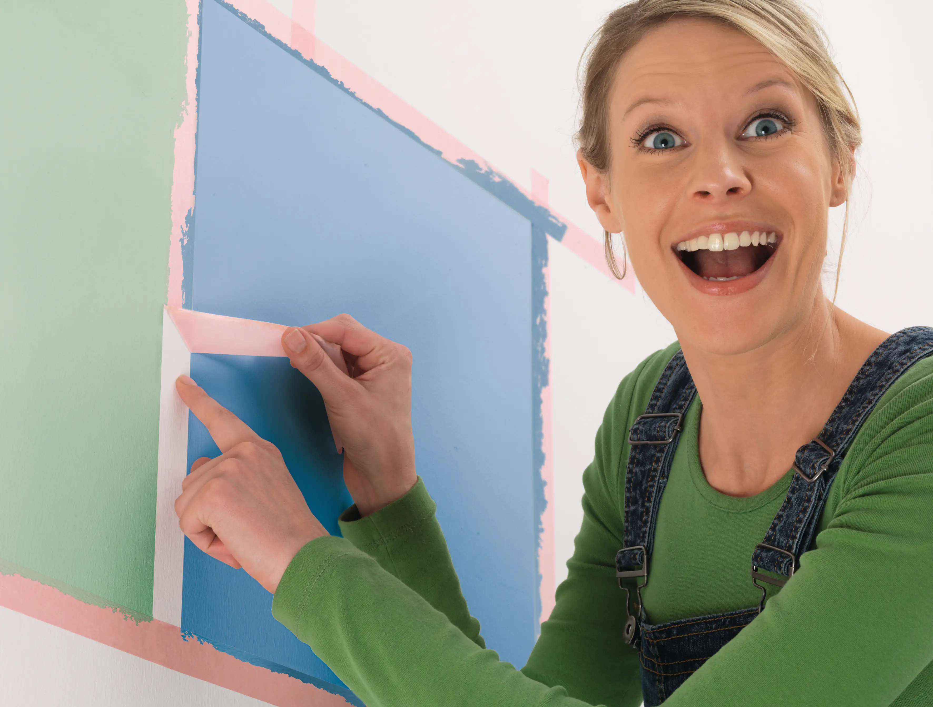 tesa Malerband Tapeten 25 m x 25 mm, rosa