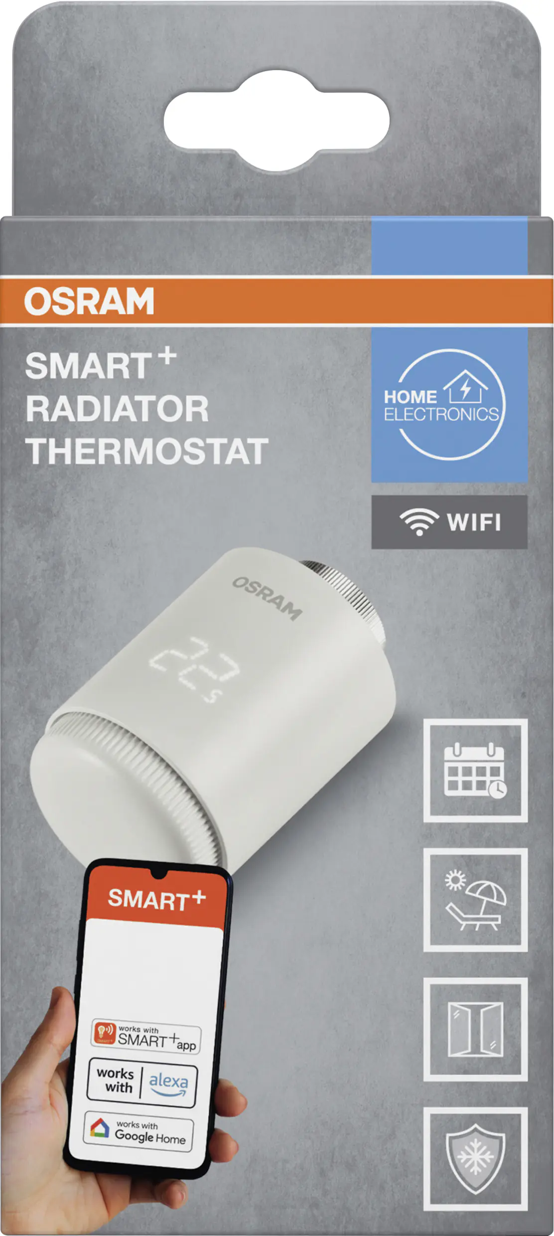 Osram Smartes Heizkörperthermostat Wifi 4,5 W weiß