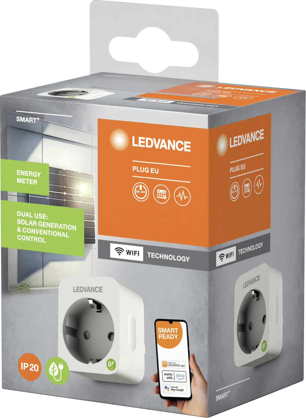 Ledvance EU-Stecker Smart + Wifi Solar Plug weiß