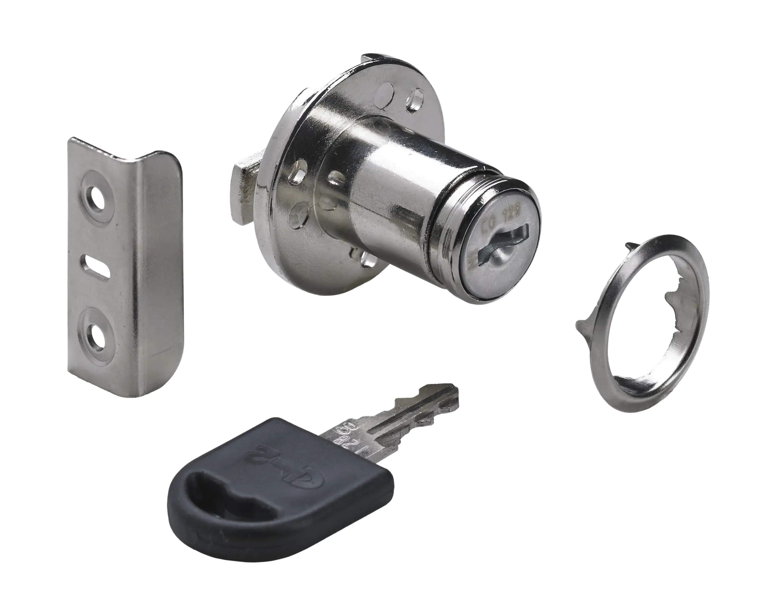 Hettich Zylinder-Klappenschloss Zylinder Ø 18 mm mit Flansch 17-23 mm