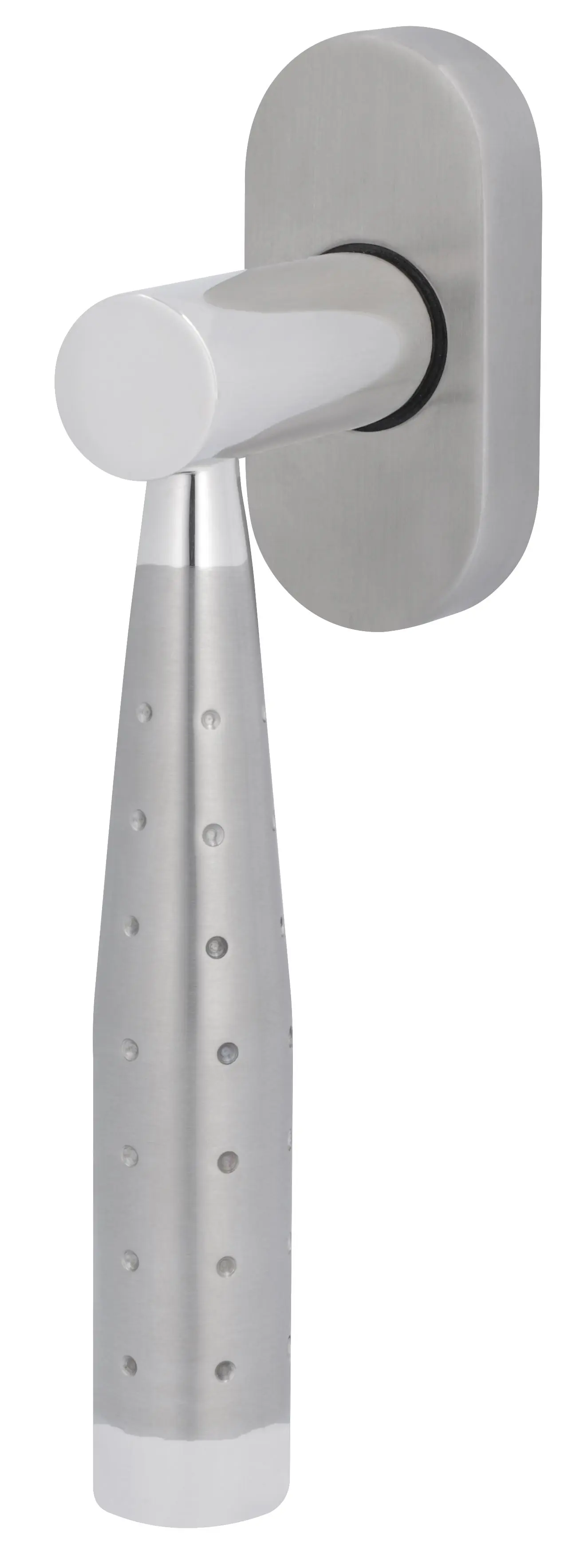 Südmetall Fenstergriff Solid 5 Edelstahl poliert/satiniert 35-40 mm silber 