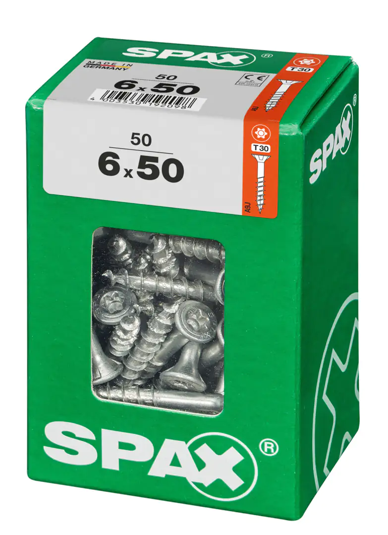 Spax Universalschrauben 6.0 x 50 mm TX 30 - 50 Stk.