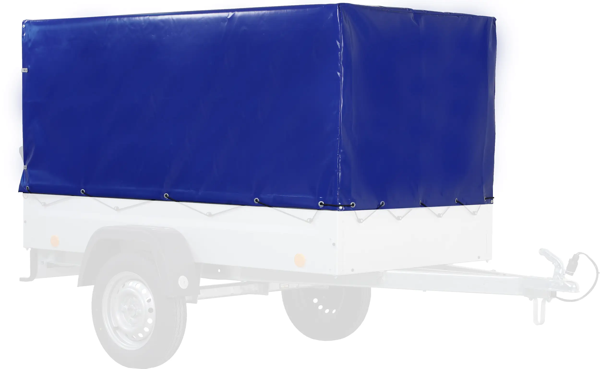 TPV Hochplanen-Set für EU2/EU2-AR/EB2 blau Hochspriegel+Hochplane 800mm ab Bordwandoberkante