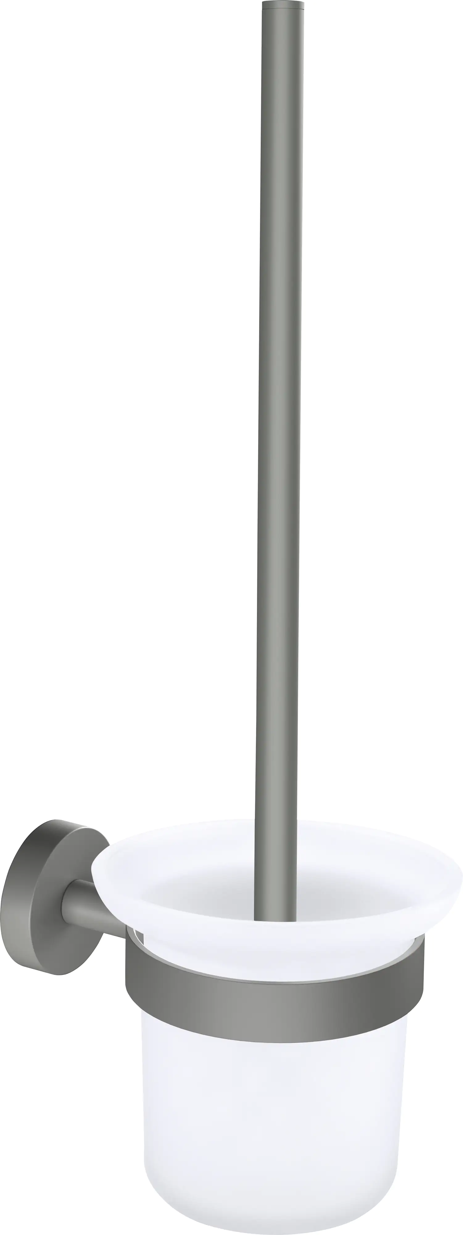 tesa WC-Bürstenhalter Moon grau