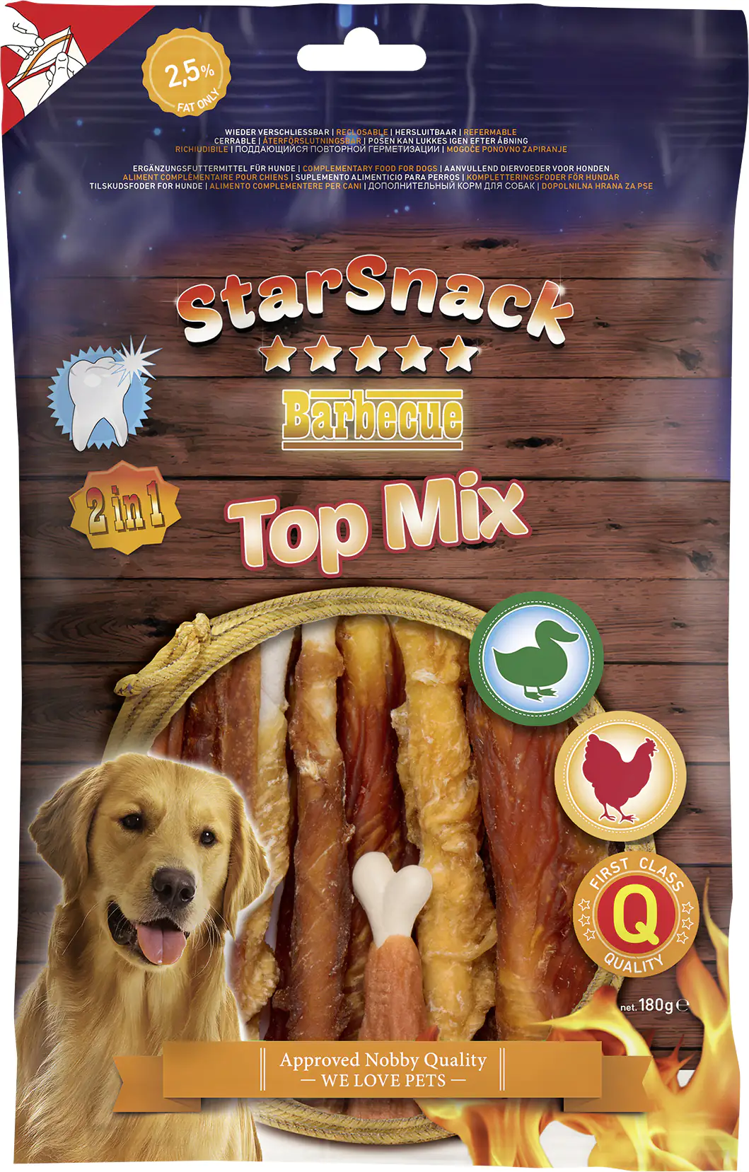 Nobby StarSnack Barbecue Top Mix ca. 180 g