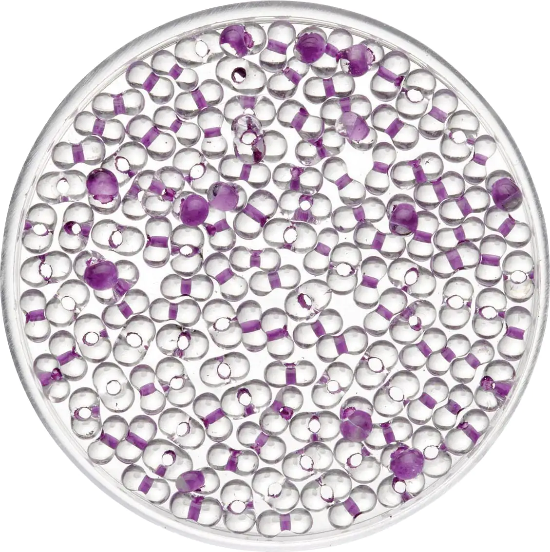 Glorex Farfalle 2 / 4 mm 17 g, transparent flieder