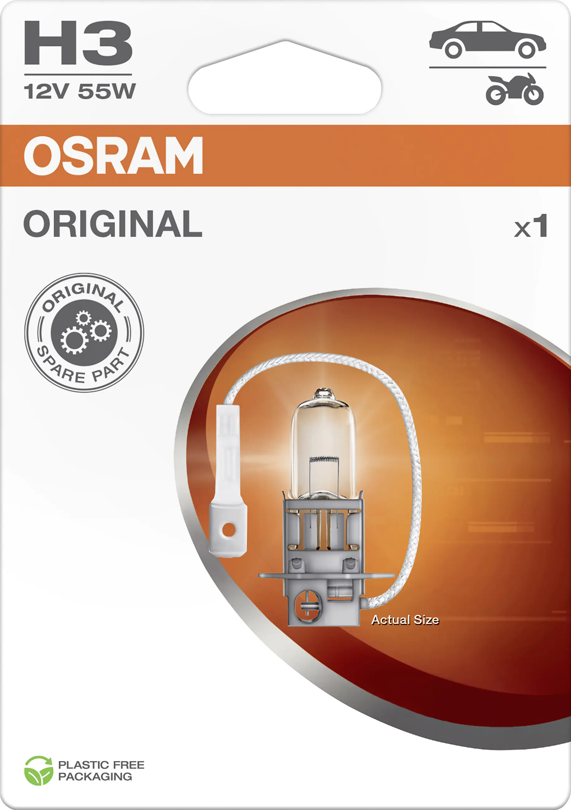 Osram Scheinwerferlampe H3 Original 2.0