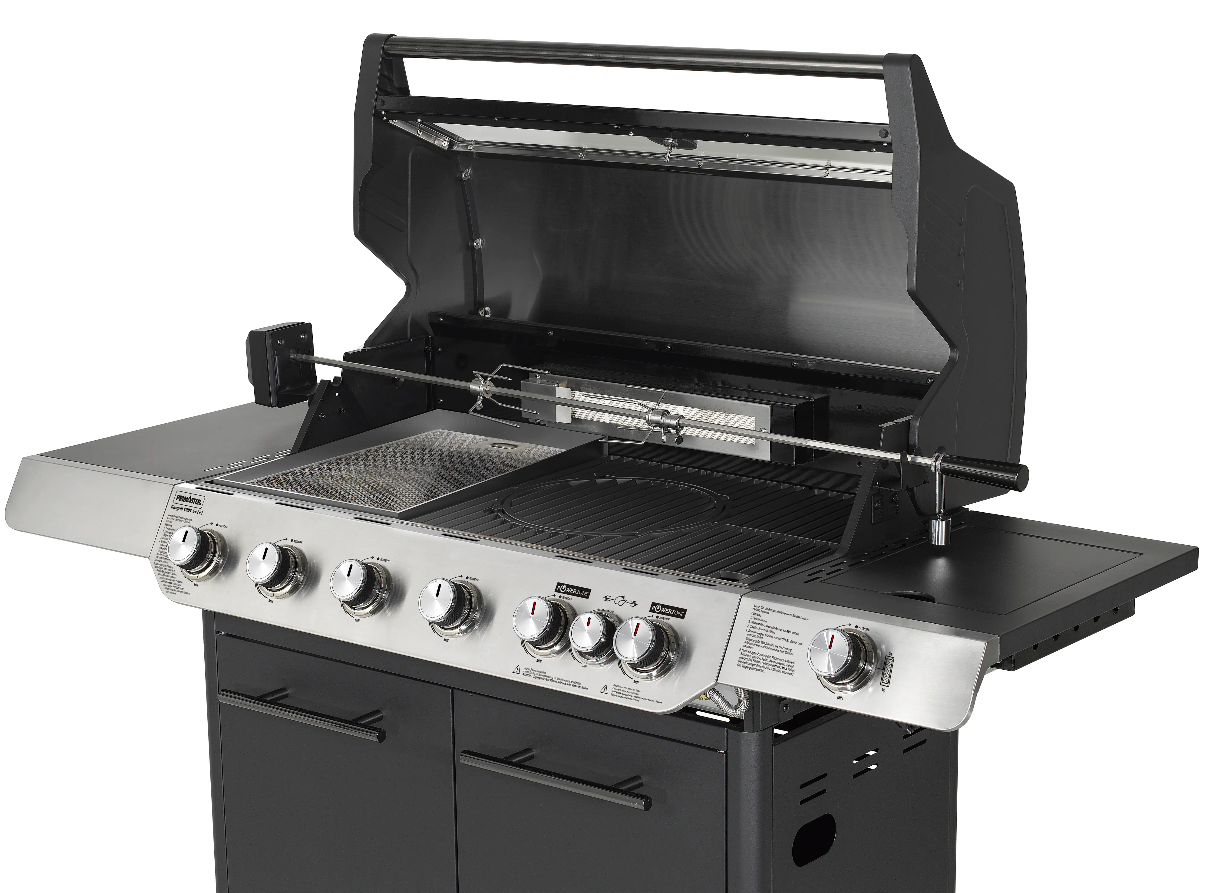 Primaster Gasgrill Cody Powerzone & Infrarotbrenner Grillfläche: 95 x 48 cm