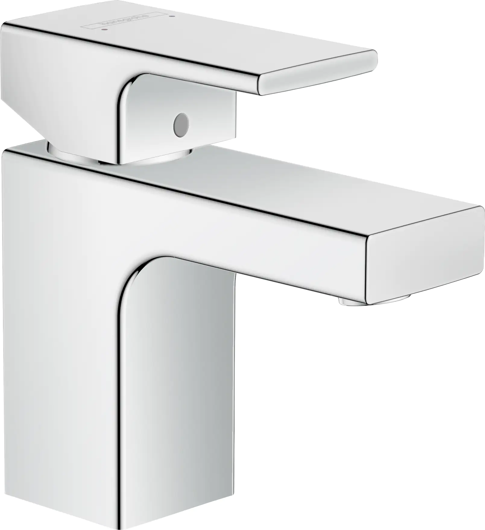 Hansgrohe Einhebel-Waschtischmischer 70 mit Zugstangen-Ablaufgarnitur Vernis Shape verchromt