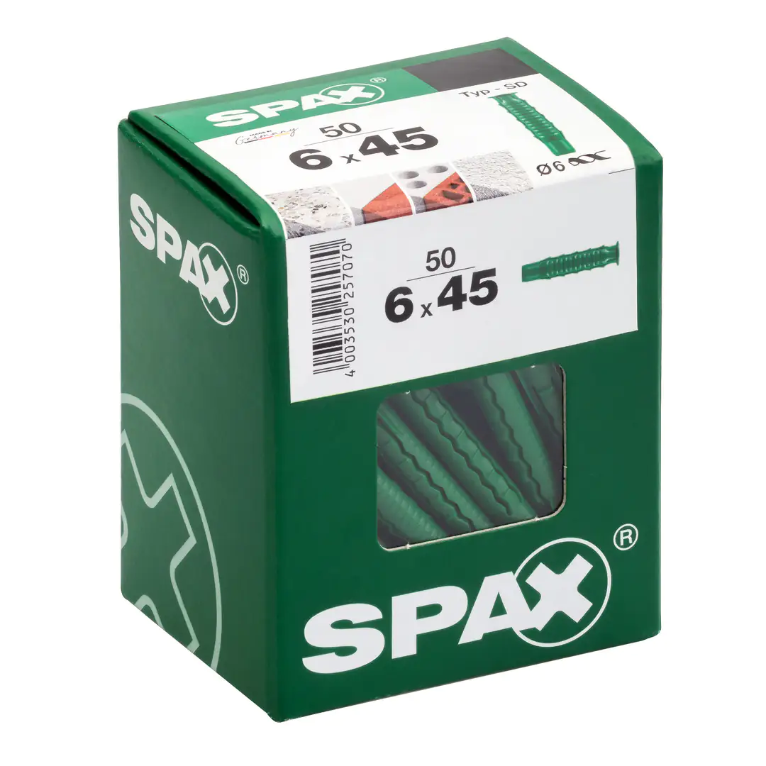 Spax Spreizdübel 6.0 x 45 mm - 50 Stück