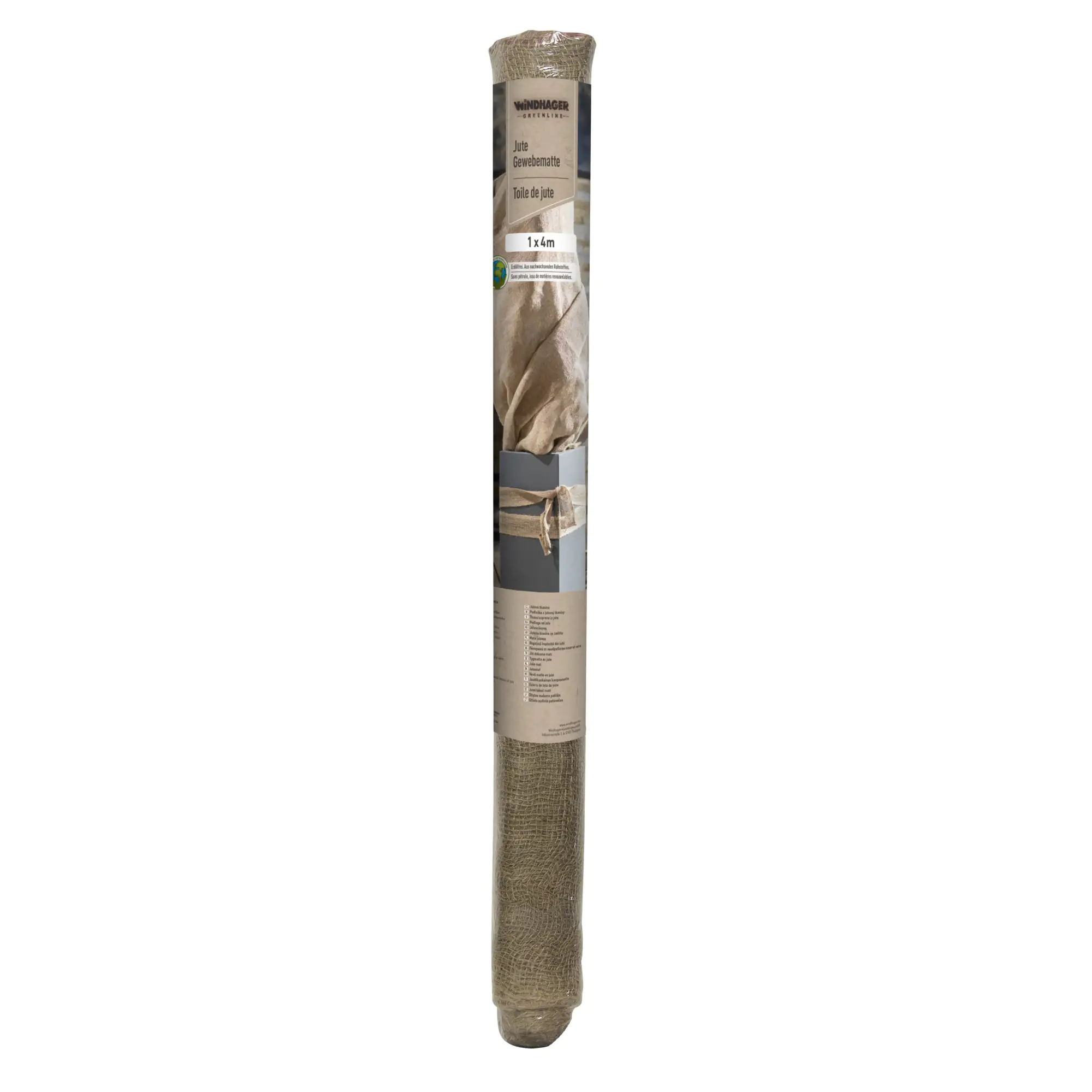 Windhager Jute-Gewebematte natur 1 x 4 m, 200g/m²