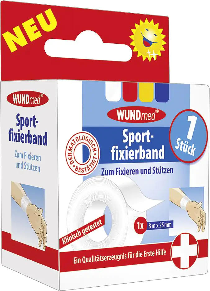 Wundmed Sportfixierband 8 m x 2,5 cm