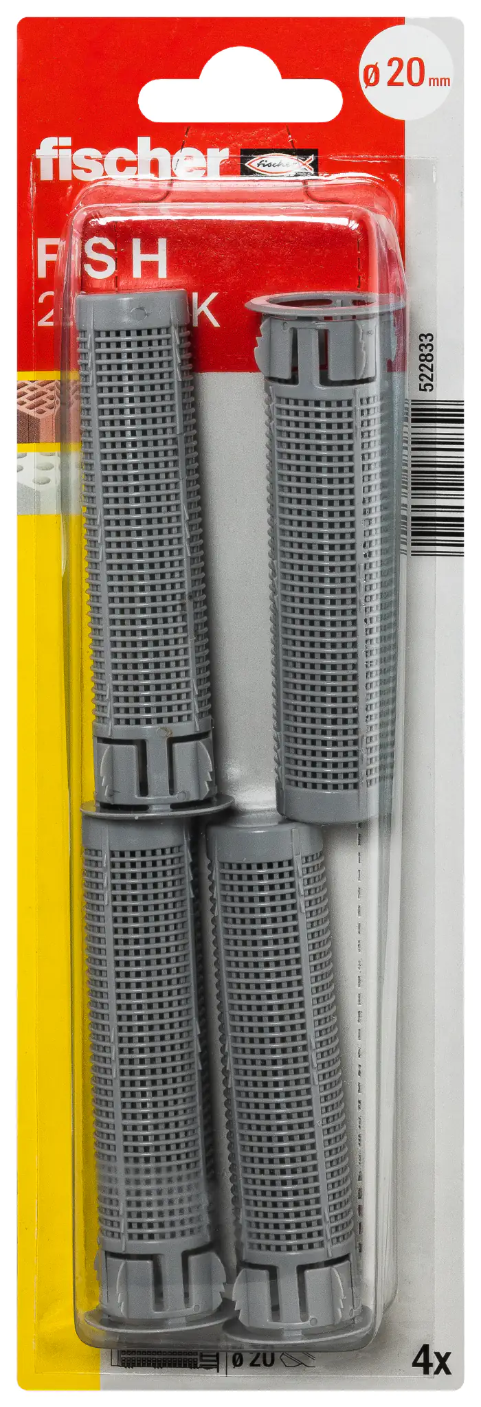 Fischer Universaldübel-Set UX green 6.0 x 35 mm - 4 Stück Fischer Universaldübel-Set UX green 6.0 x 35 mm - 4 Stück