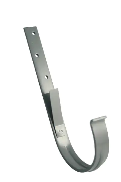 Marley Rinneneisen NW 150 mm halbrund 30 x 5 cm mit hinterer Feder grau