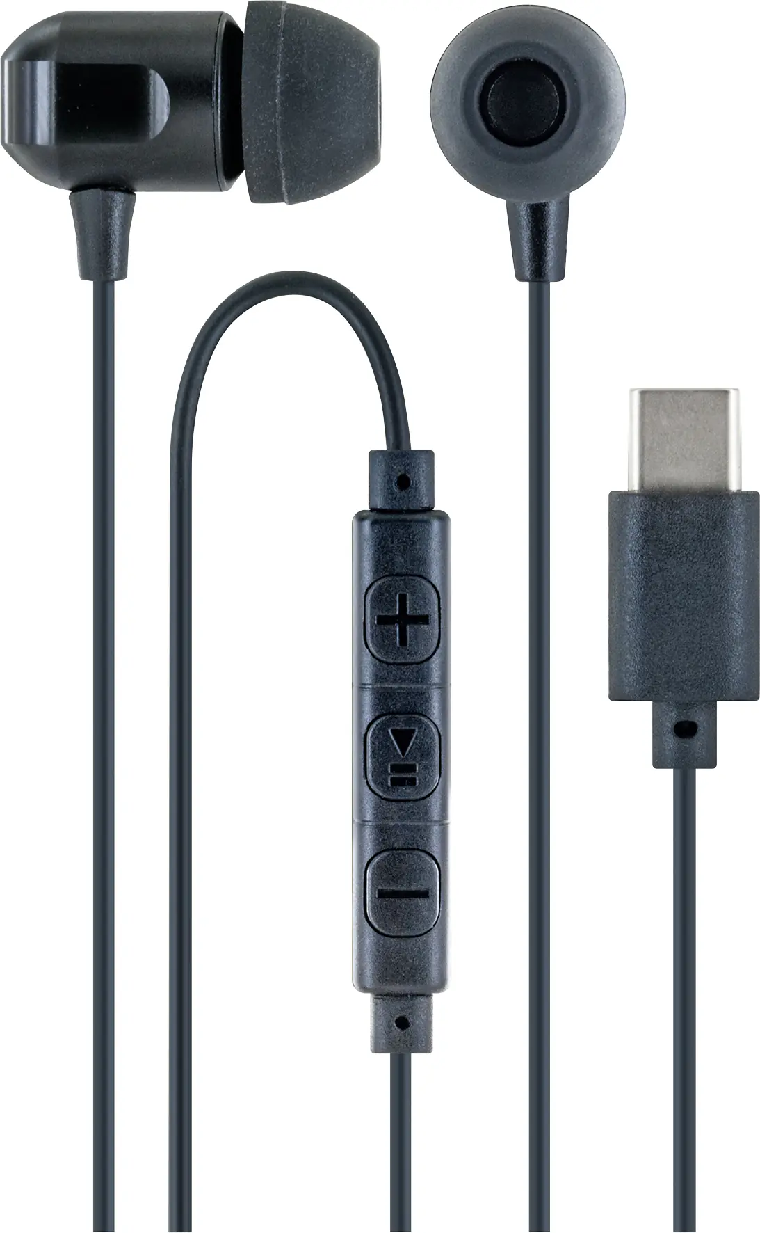 Schwaiger Kopfhörer In-Ear schwarz Mikrofon, USB-C Anschluss