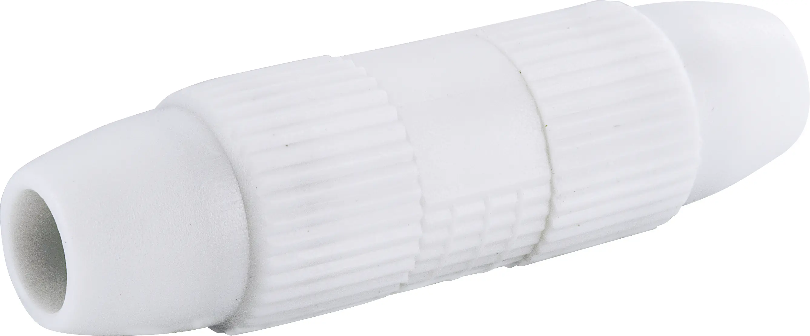 Schwaiger Koaxial Kabelverbinder KVB36 532 weiß, Innenleiter steckbar, 1 Stk.