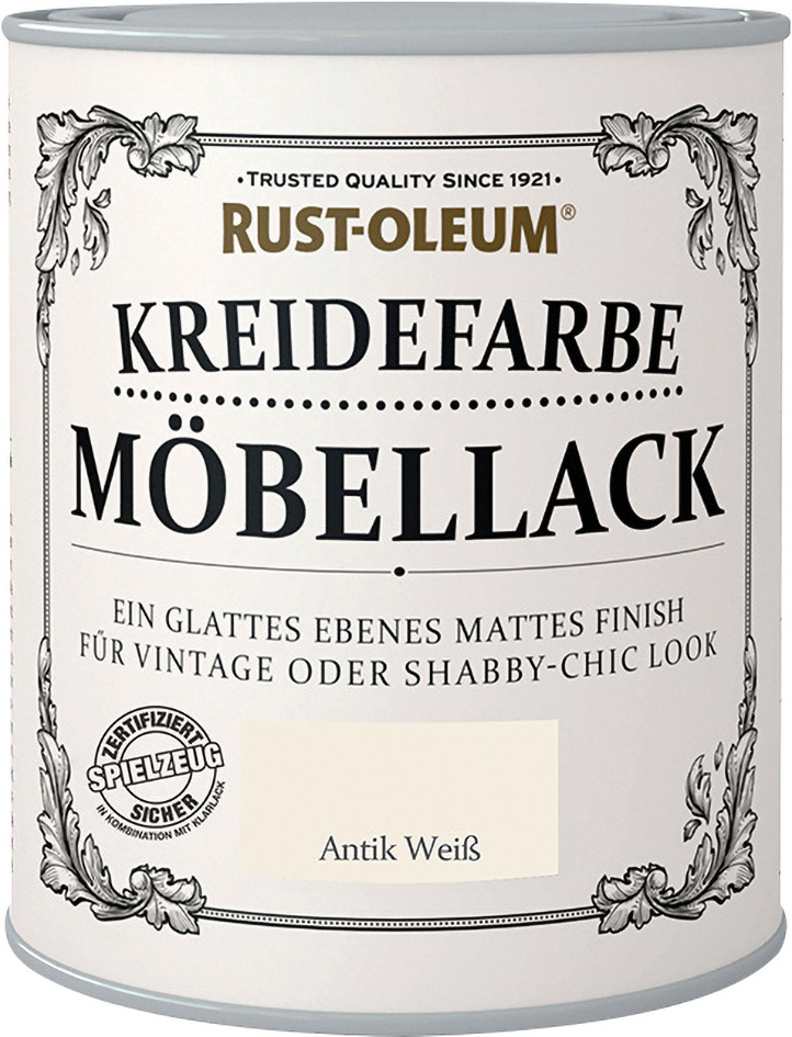 Rust-Oleum Kreidefarbe Möbellack 125 ml antik weiß