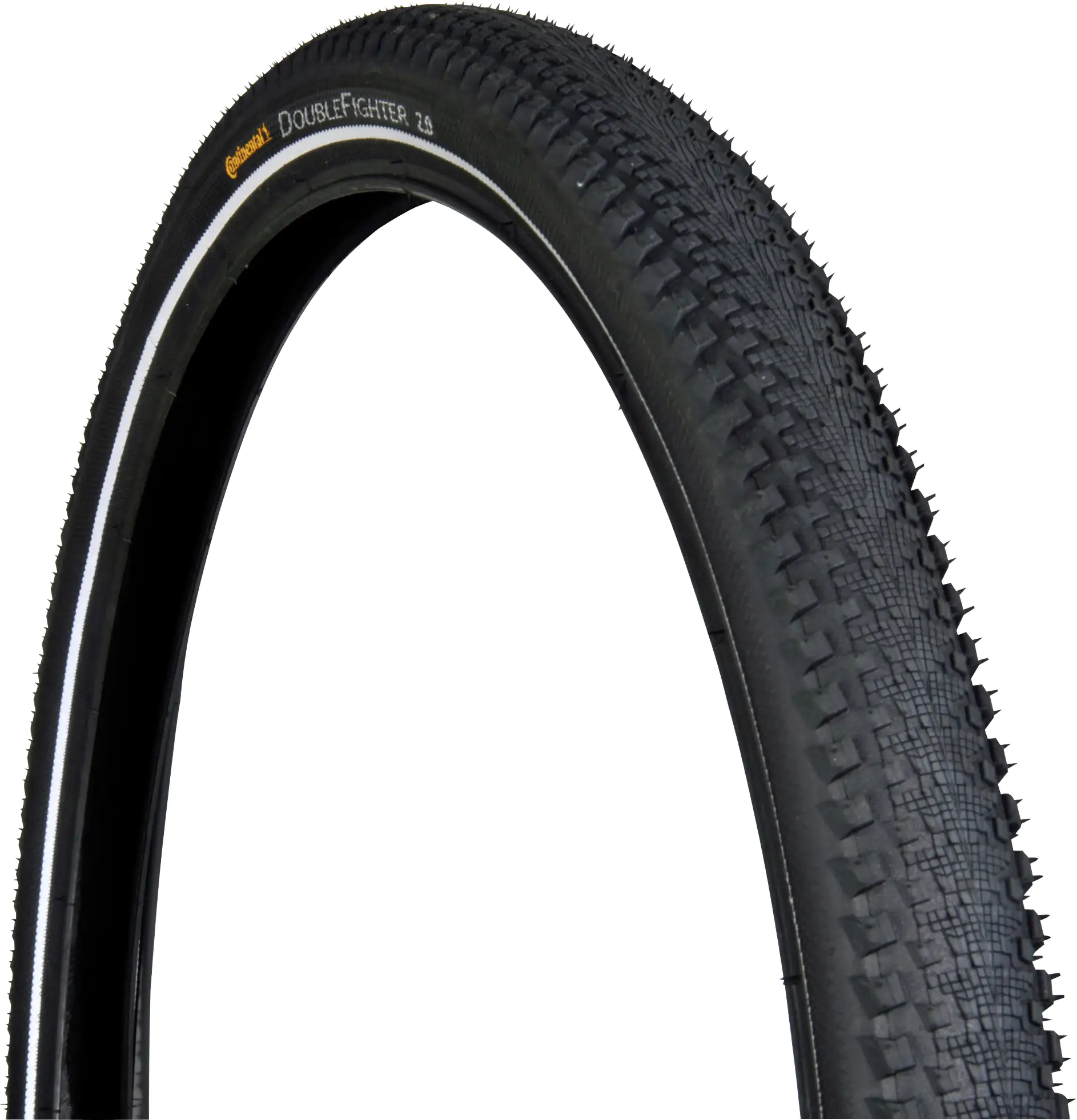 Continental Double Fighter III 26x1.90 (50-559) - Pneumatico Rigido MTB Nero