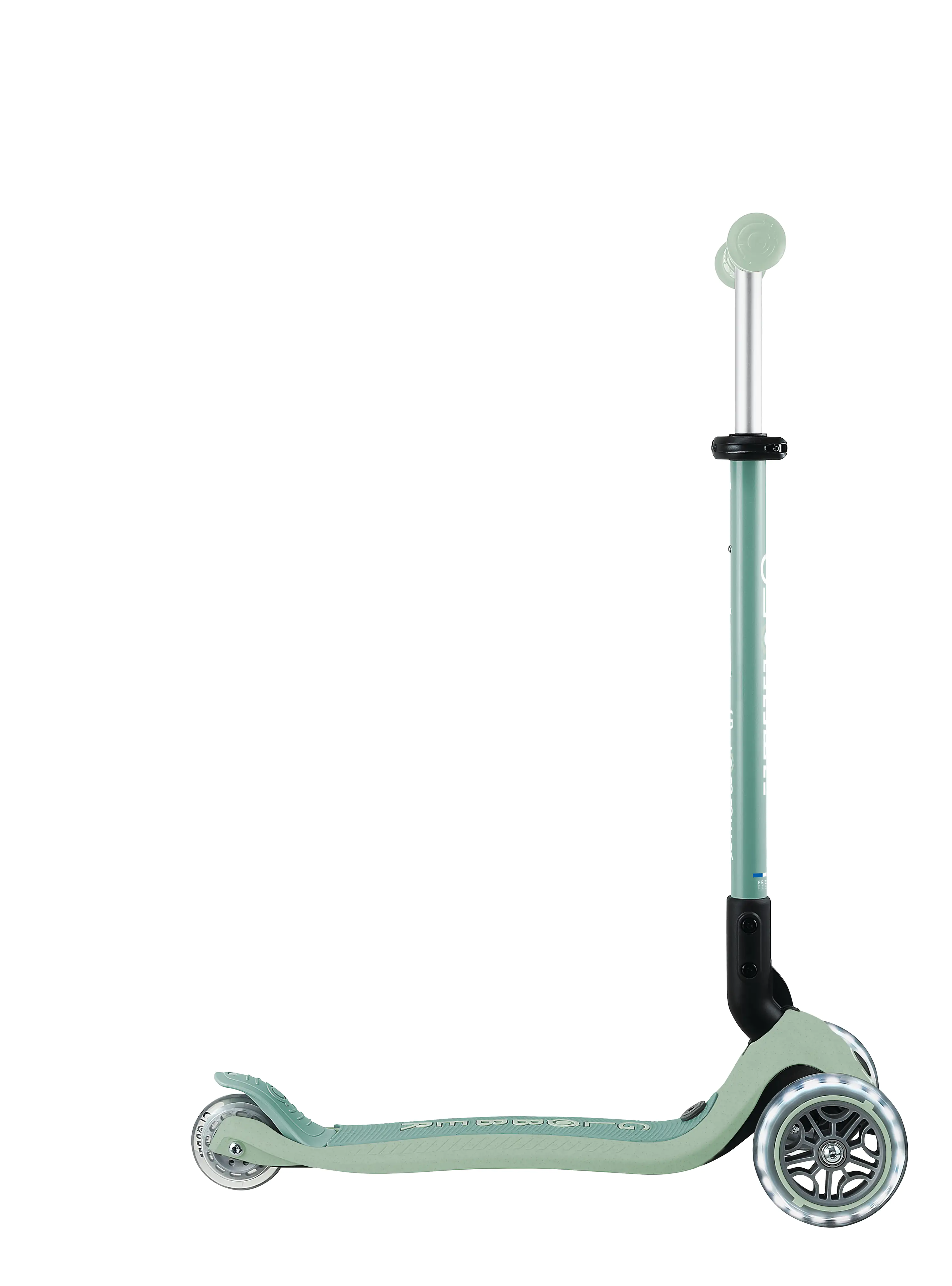 Globber 3-in-1 Fahrzeug Go-Up Active Lights Eco pistazie mit Leuchtrollen