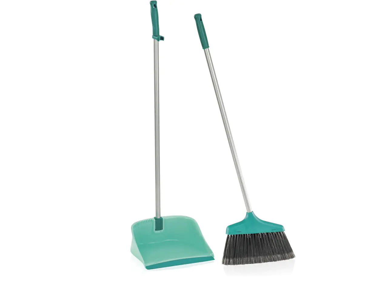 Leifheit Kehr-Set mit Stiel Besen und Kehrschaufel