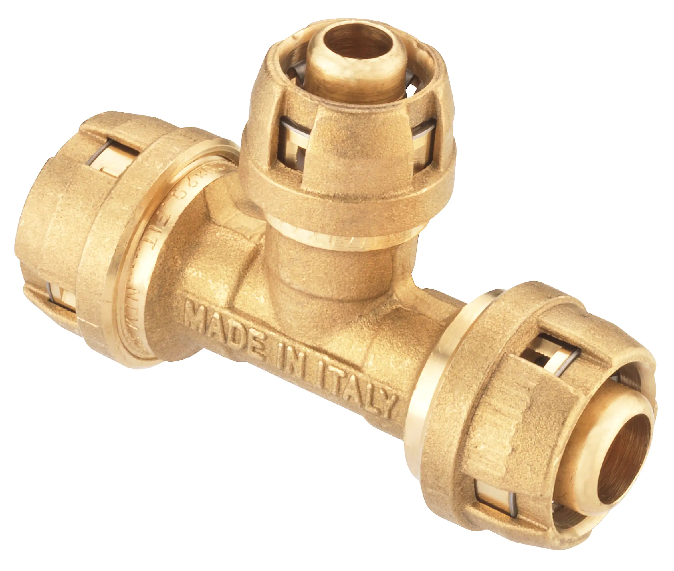 4035300766338 Cornat Steck-T-Stück komplett ø 20 mm Messing