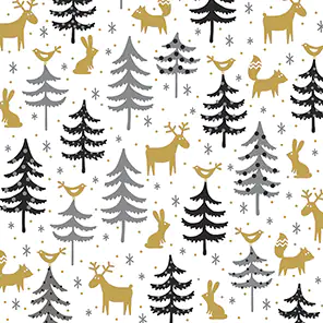 4014995344595 Braun & Company Servietten Forest Friends Servietten 33 x 33 cm - 20er Pack