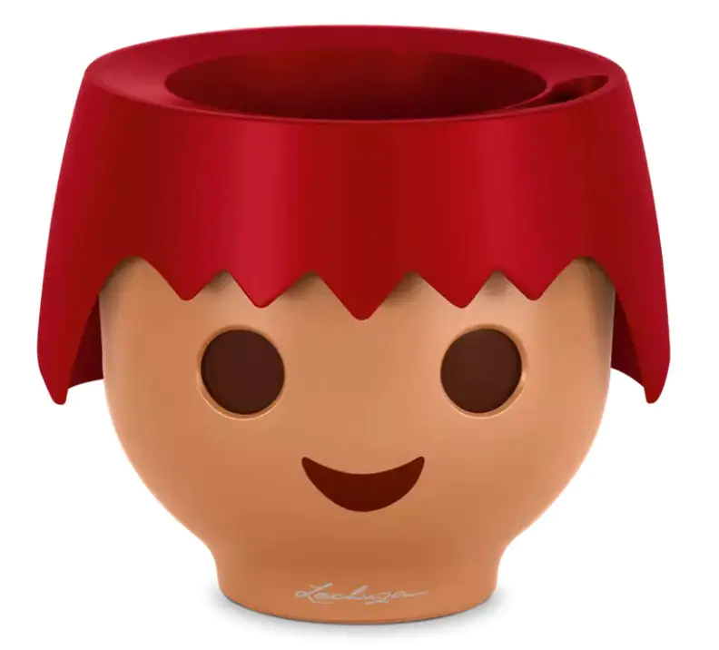 Lechuza Blumentopf Playmobil® Ojo Ø 21 cm fire red