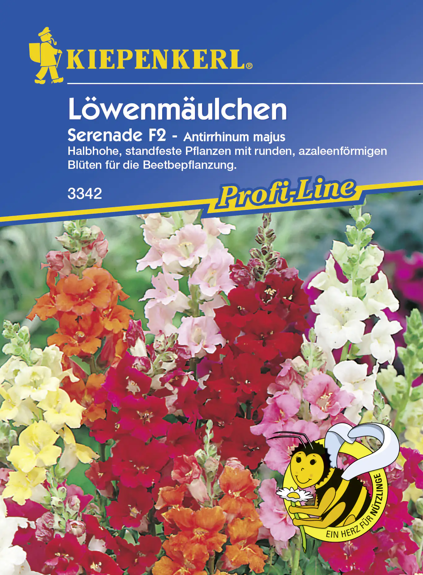 4000159183421 Kiepenkerl Löwenmäulchen Serenade F1 ca. 80 Pflanzen