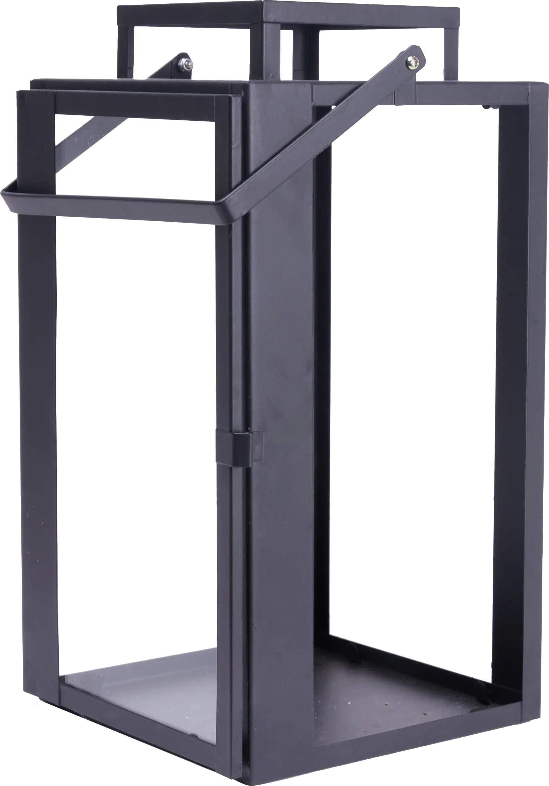 TrendLine Laterne Metall 36 x 19 cm schwarz