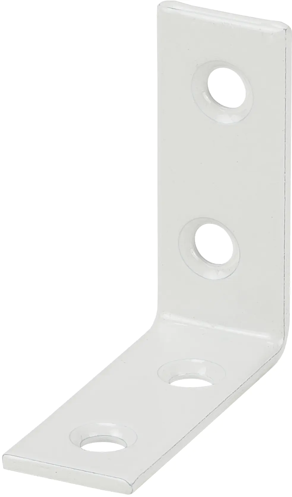 Vormann Stuhlwinkel 60x60x18 mm Stahl weiß - 1 Stück