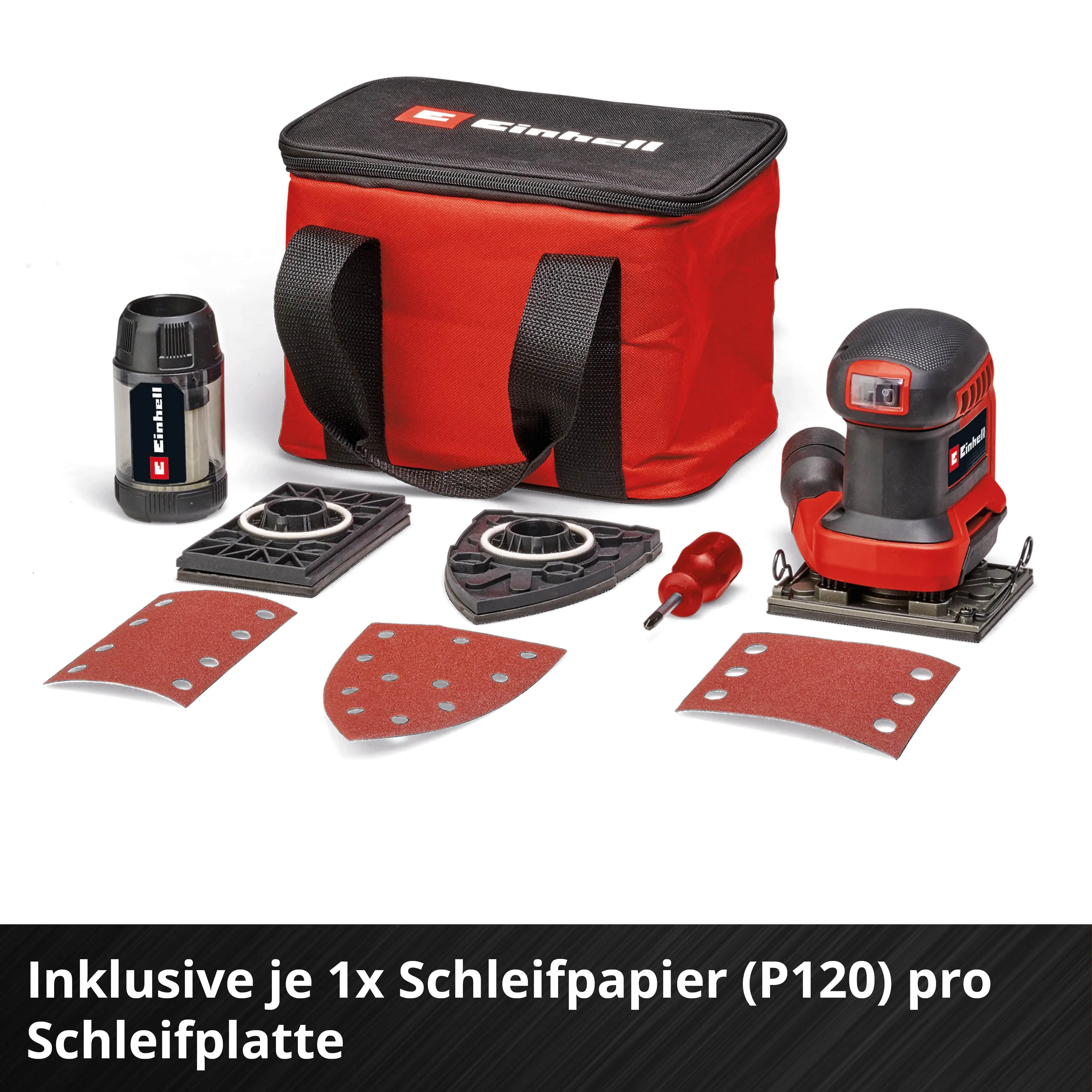 Einhell Expert Akku-Faustschleifer TE-OS 18/113 3X Li Solo Einhell Expert Akku-Faustschleifer TE-OS 18/113 3X Li Solo