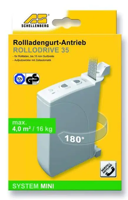 Schellenberg elektrischer Gurtwickler Mini RolloDrive 35, für 20 kg/4,0 m² Schellenberg elektrischer Gurtwickler Mini RolloDrive 35, für 20 kg/4,0 m²