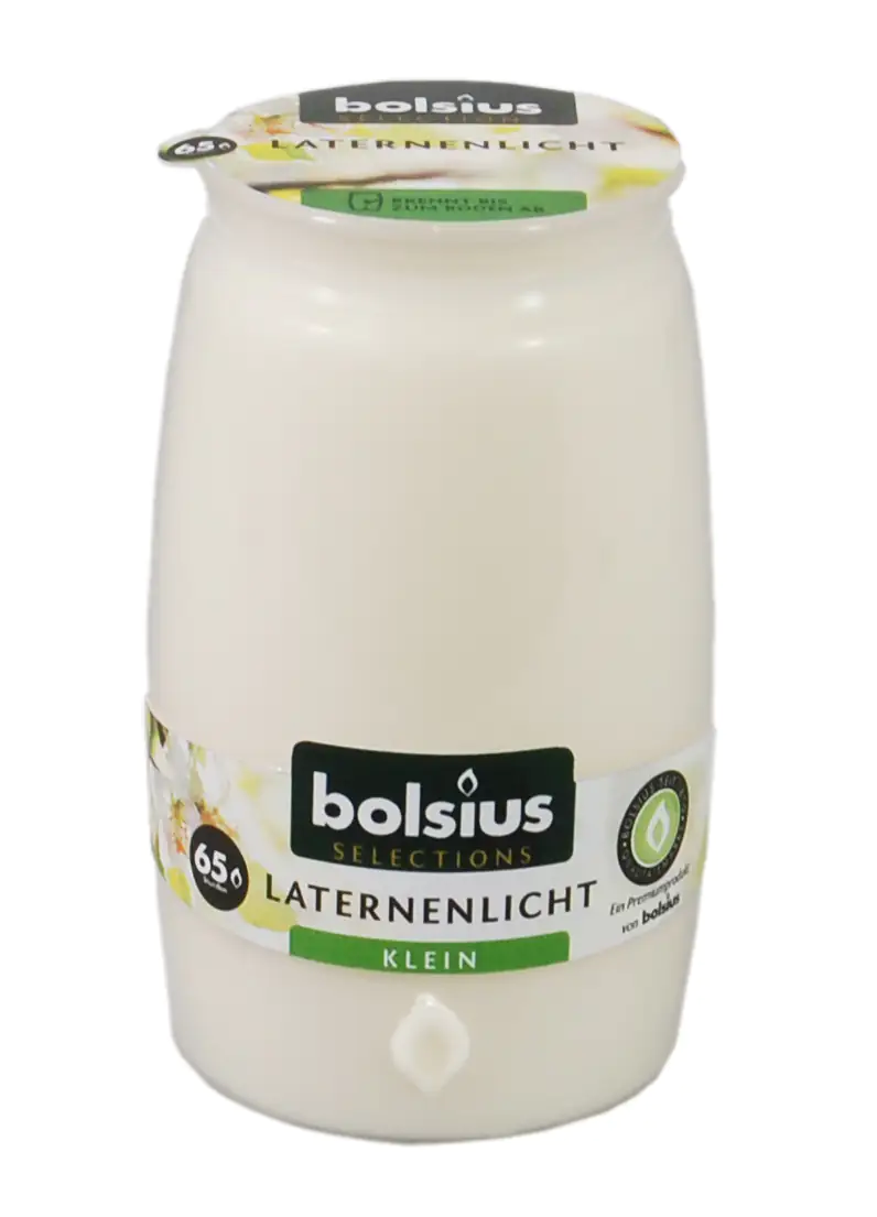 8717847099884 Bolsius Laternenlicht weiß, Höhe 9,5 cm, Ø 5,7 cm