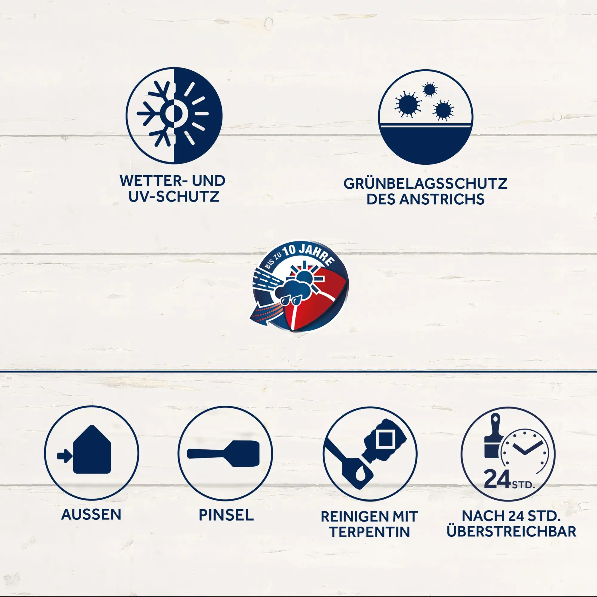 Bondex Holzfarbe für Aussen 7,5 L anthrazit