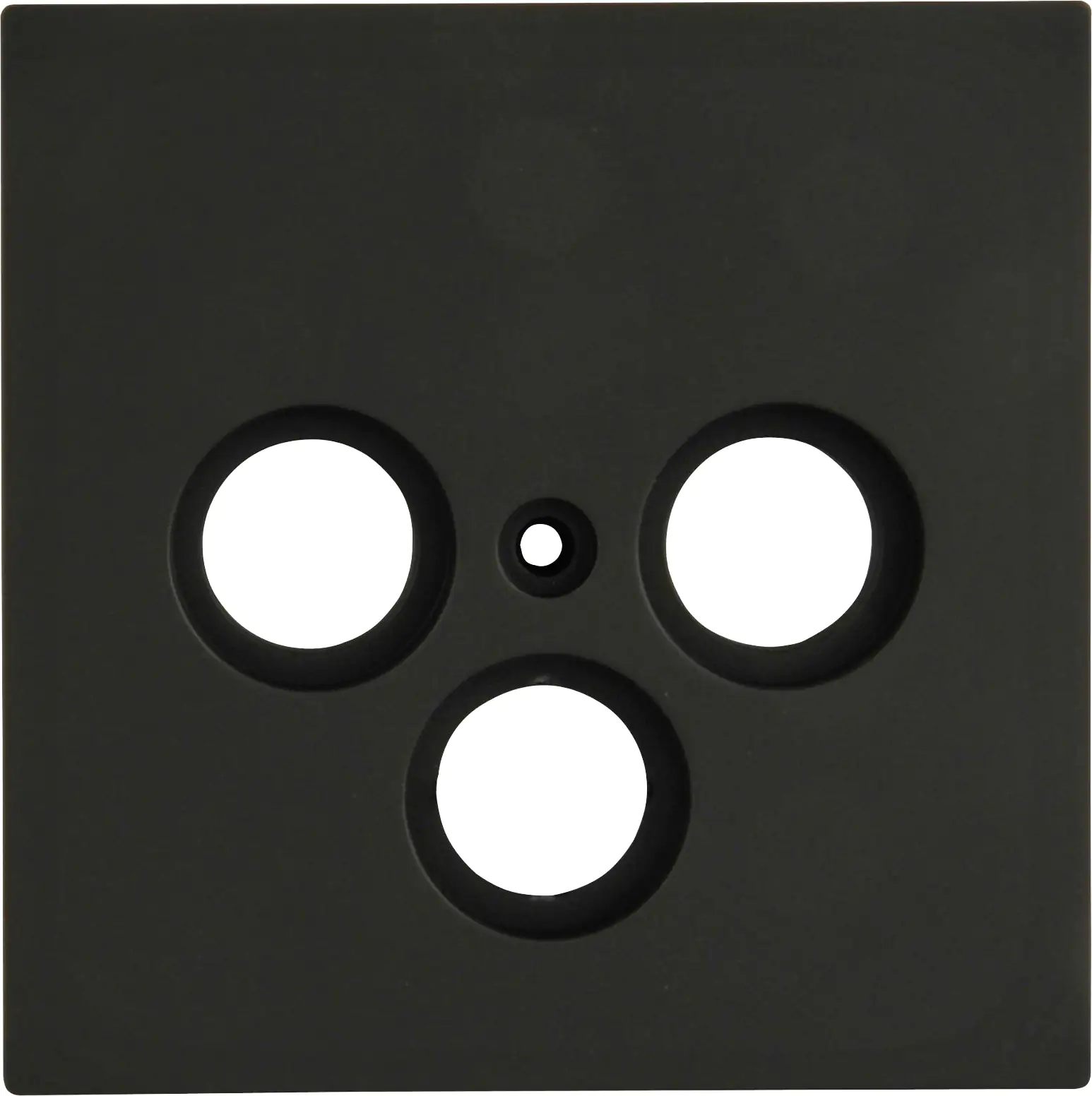 Unitec Abdeckung SAT/TV anthrazit, Serie Sao Paulo