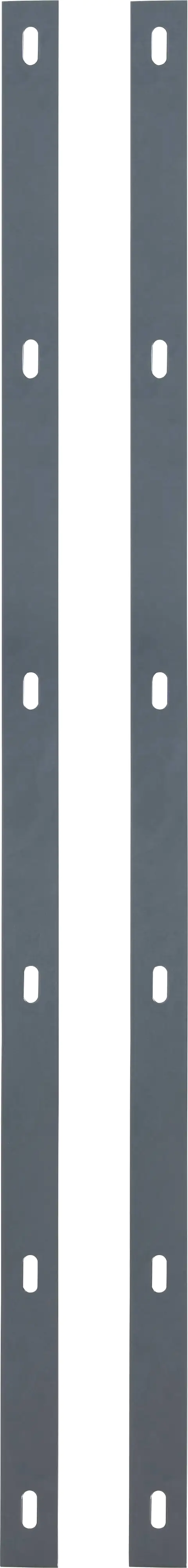 Alberts Flacheisen Set Step² Bohrabstand 200 mm für 100 cm 2 Stk. anthrazit