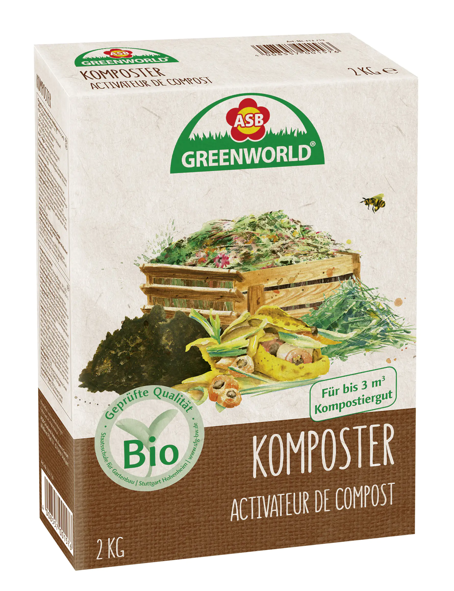 ASB Greenworld Bio Komposter 2 kg ASB Greenworld Bio Komposter 2 kg